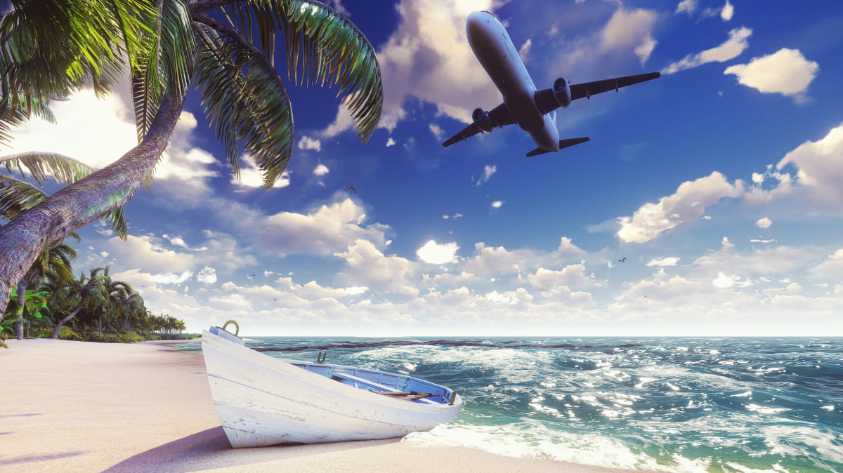 海と飛行機